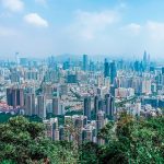 shenzhen, city, panoramic, modernization, building, plant, green, blue, blue sky, white cloud, nature, tall building, china, nanshan, panorama, sky, shenzhen, shenzhen, shenzhen, shenzhen, shenzhen